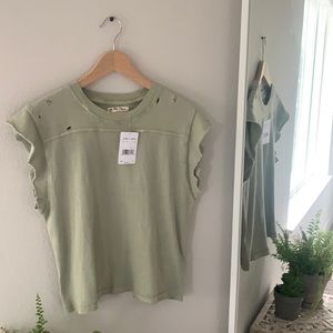 Free People distressed tee
